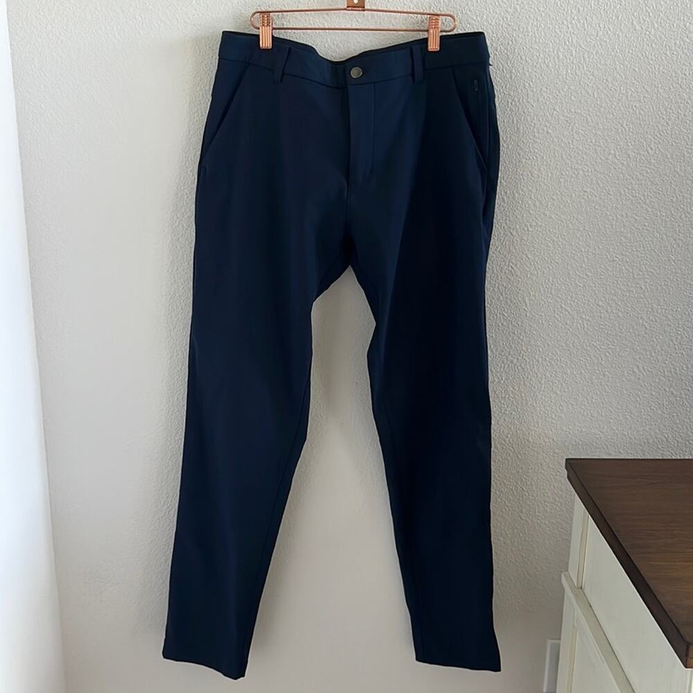 Lululemon Commission Pant Classic Wrapstreme True Navy Athleisure Active Casual